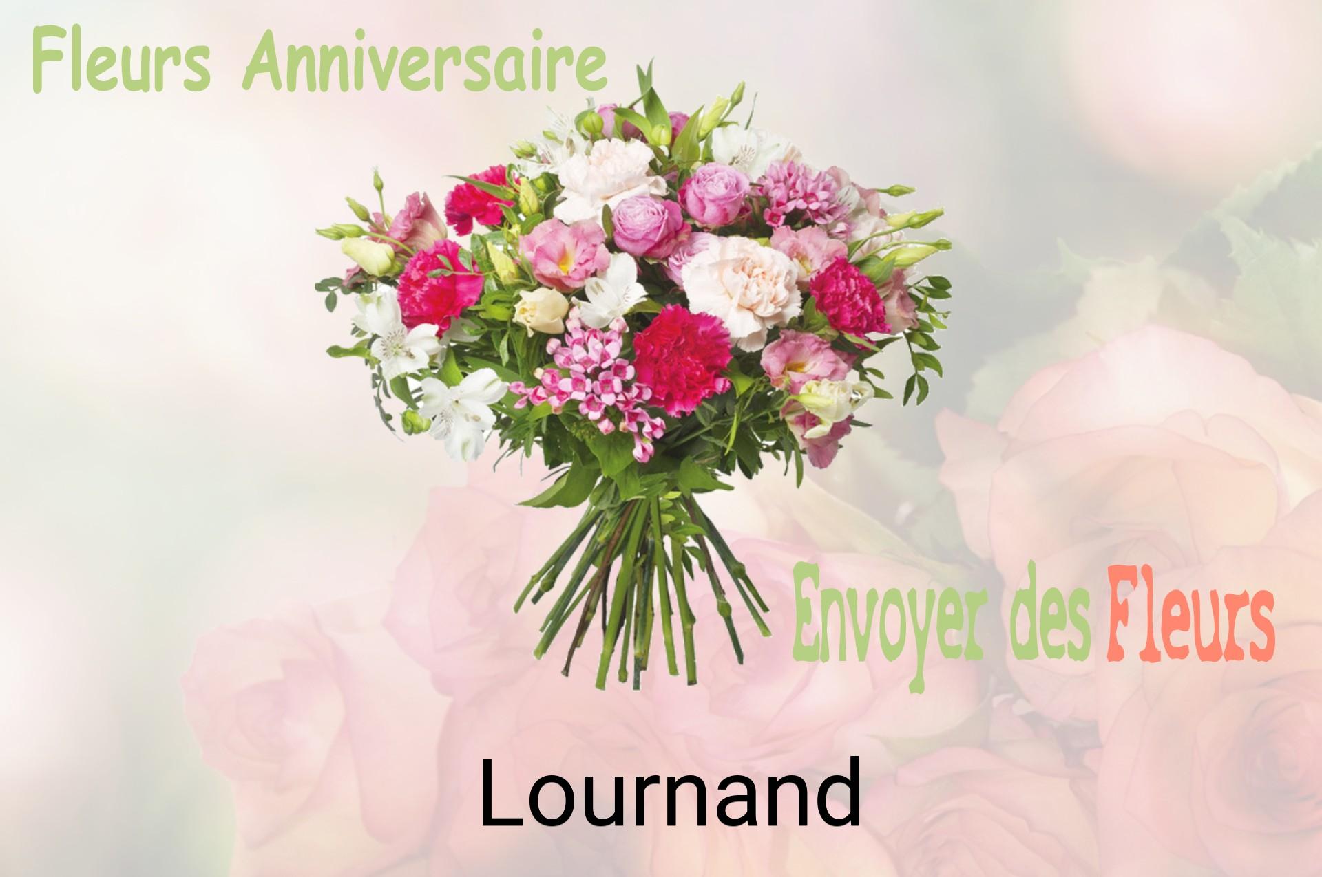 Bouquet de fleurs d’anniversaire livré à Lournand